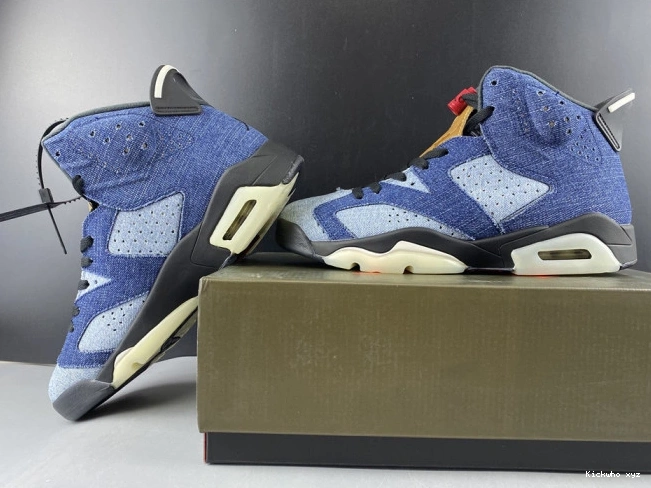 Denim Washed CT5350-401 Jordan Air 6 0709